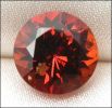 HESSONITE (Ceylon) � 1.26 ct. Round